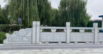 蚌埠 芝麻灰桥栏杆、河道栏杆安装效果
