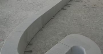 蚌埠 花岗岩整石坐凳拼装