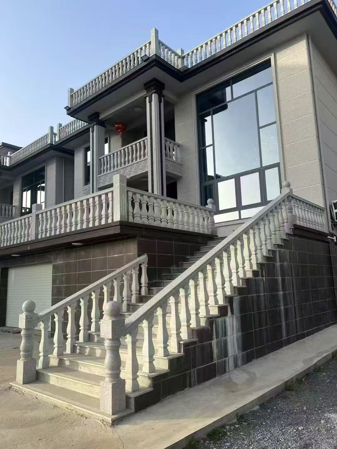 蚌埠 芝麻白别墅阳台栏杆，楼梯栏杆