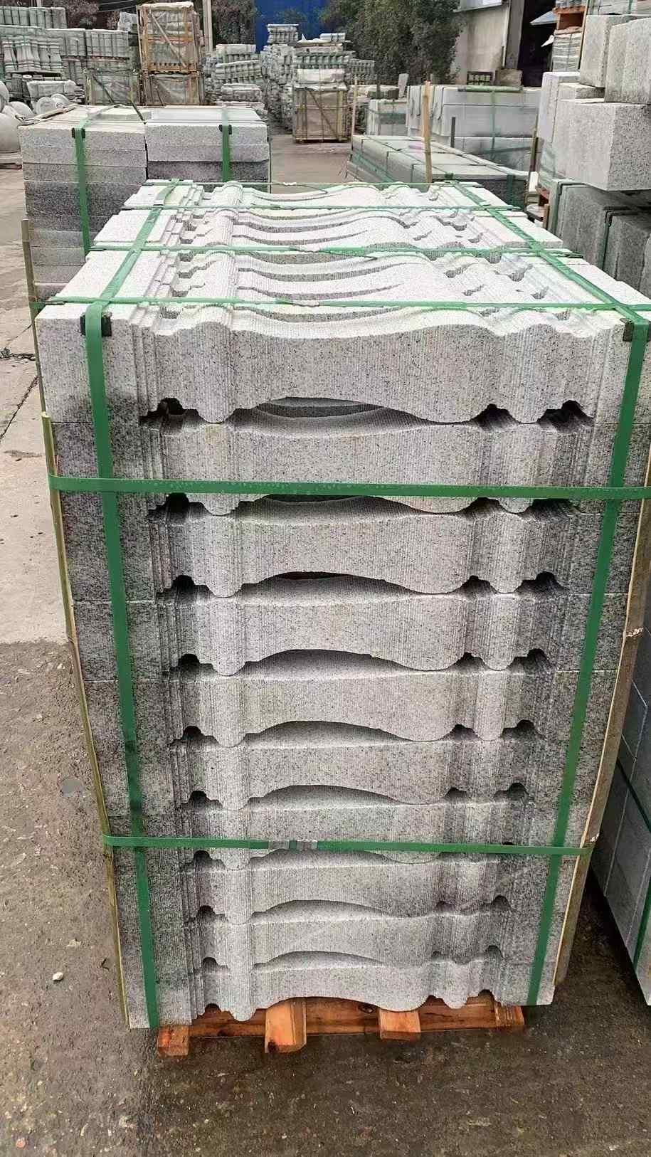 蚌埠 芝麻白方形拉丝面，栏杆花瓶柱