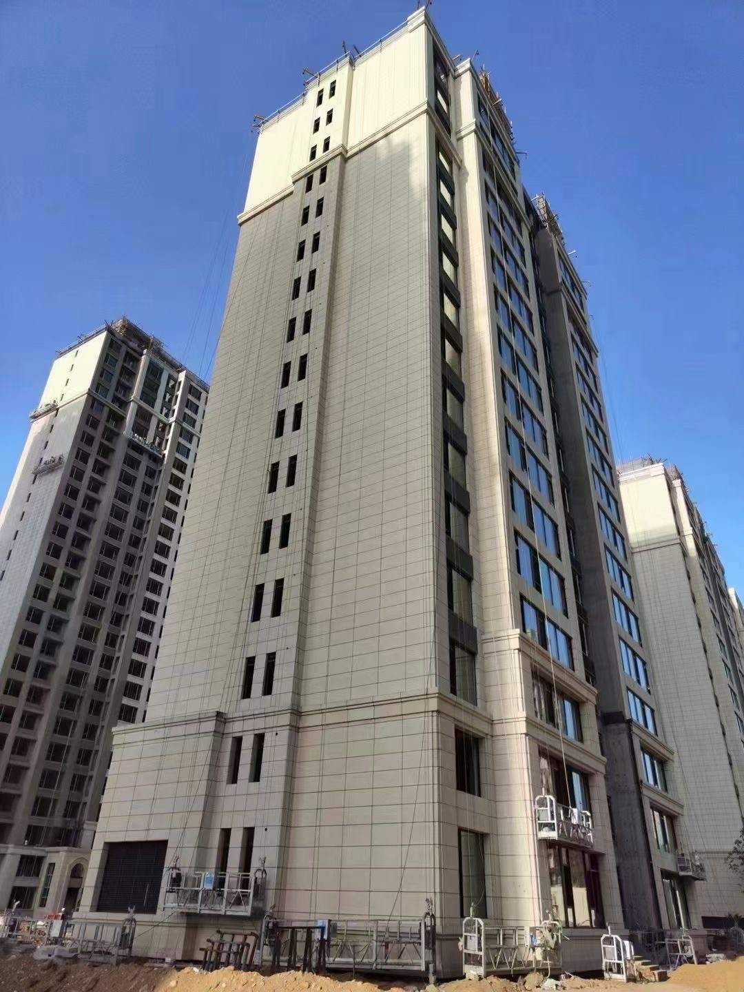 蚌埠黄金麻高端小区，外墙干挂