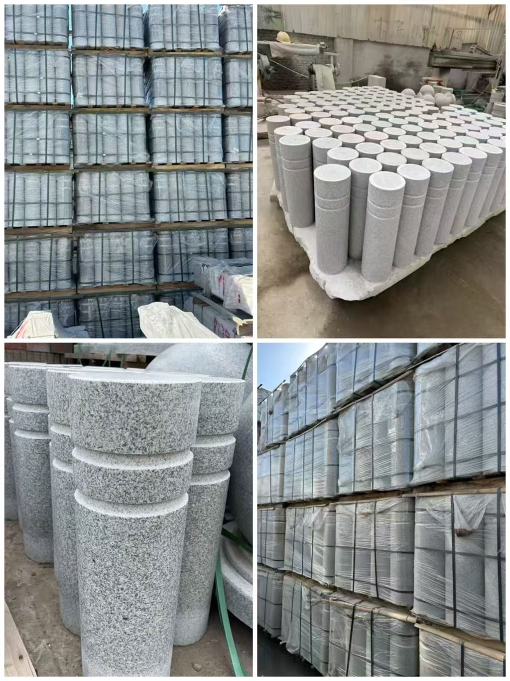 蚌埠 芝麻白花岗岩挡车柱、隔离柱多少钱